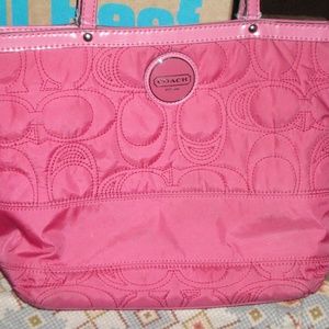Pink COACH Handbag